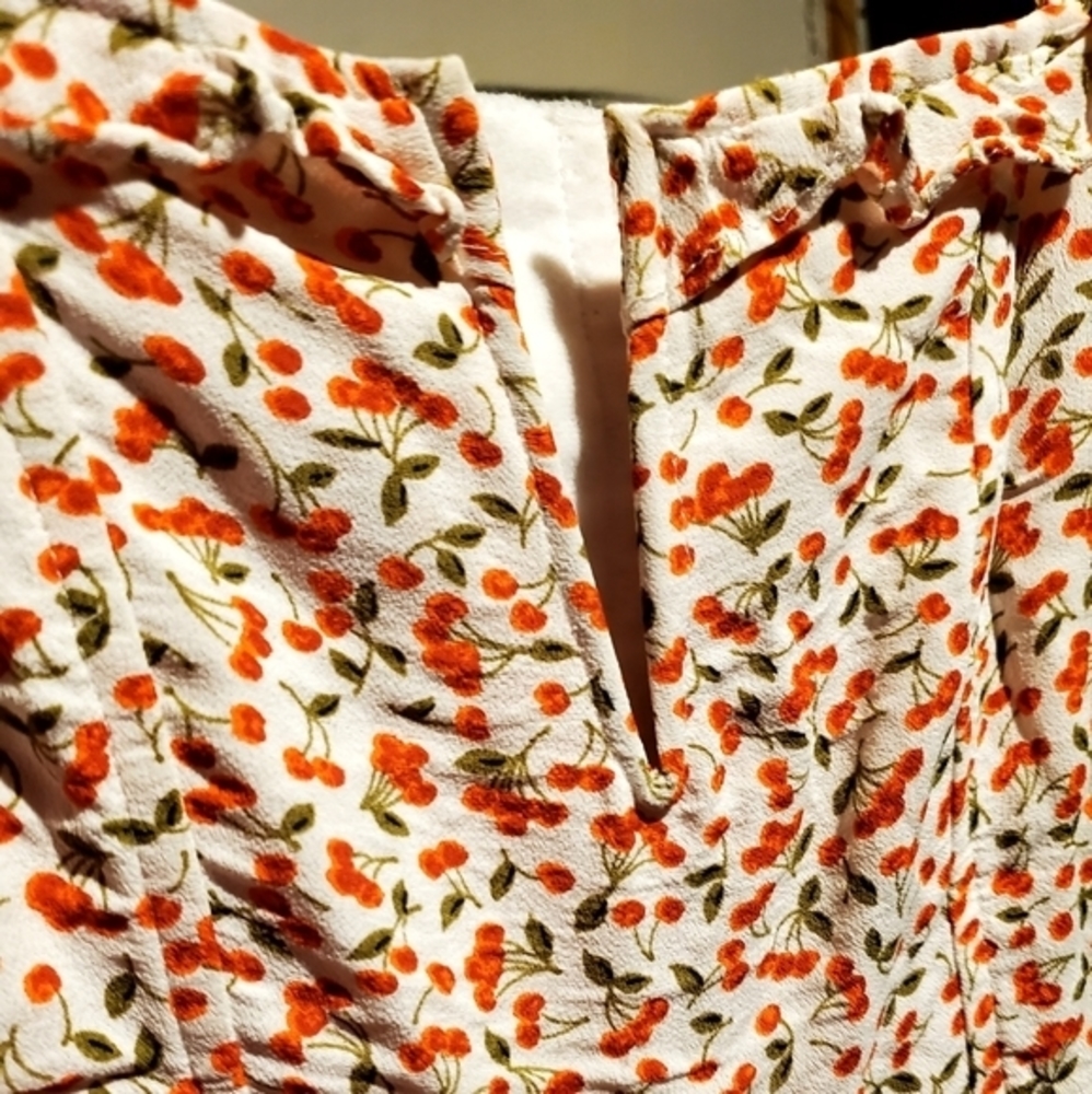 Women's Flynn Skye Parker Cherry Rayon Jumpsuit XS - Picture 11 of 14